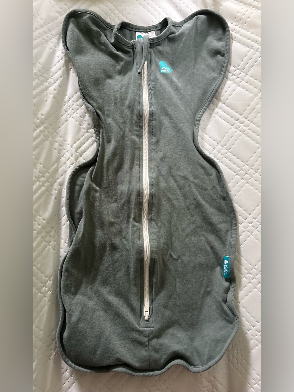 Love to Dream Swaddle Up in Slate Green Size Newborn